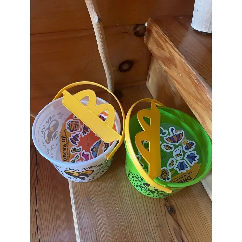 2024 McDONALD'S Halloween Bucket Pail x2